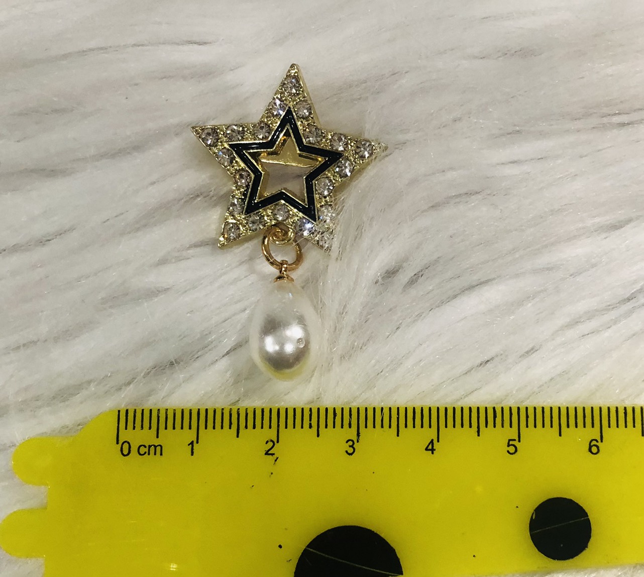 Cài áo ngôi sao thả kt 3.5 x 3.5 cm