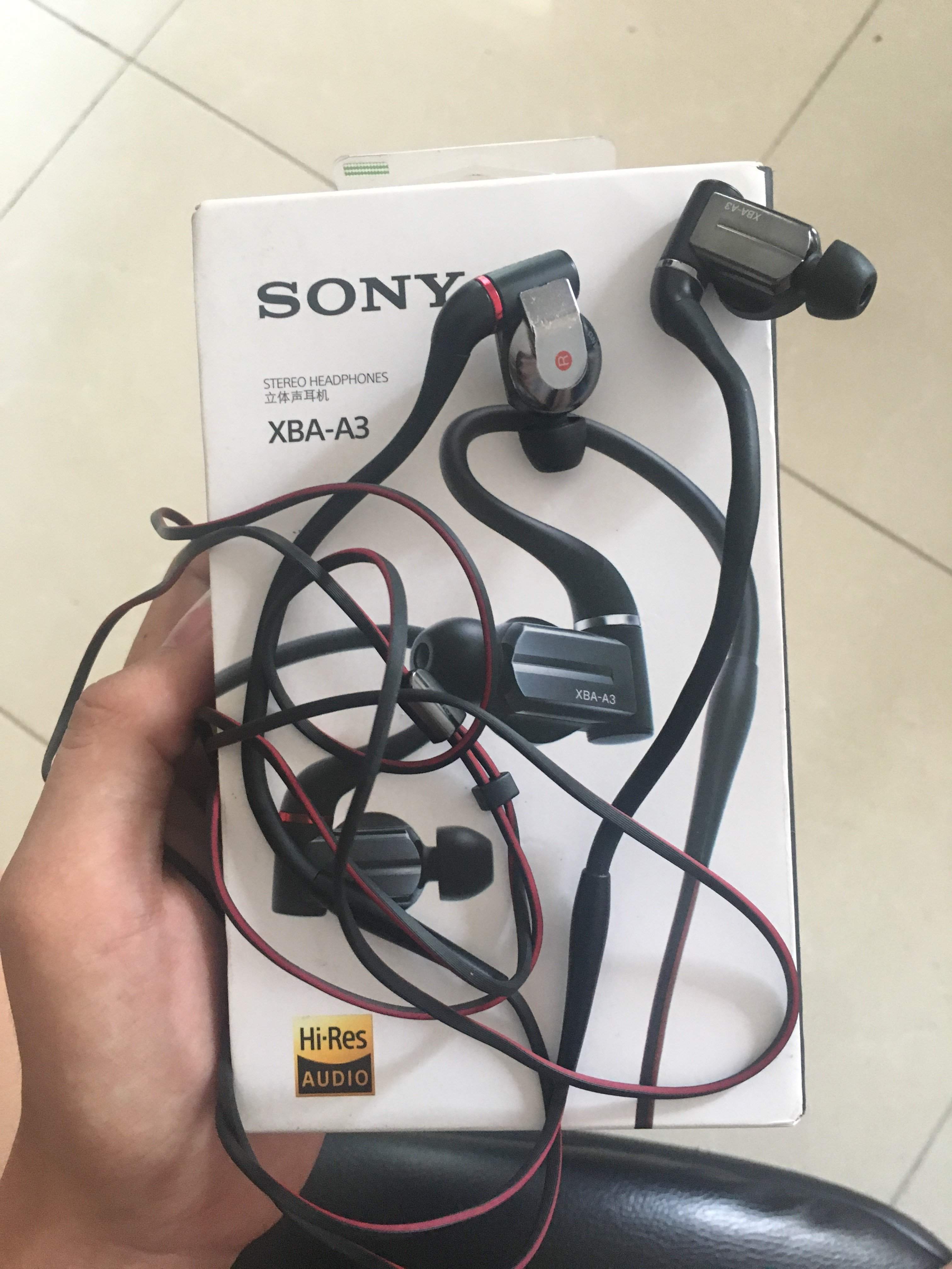 Tai nghe sony hi-res xba-a3