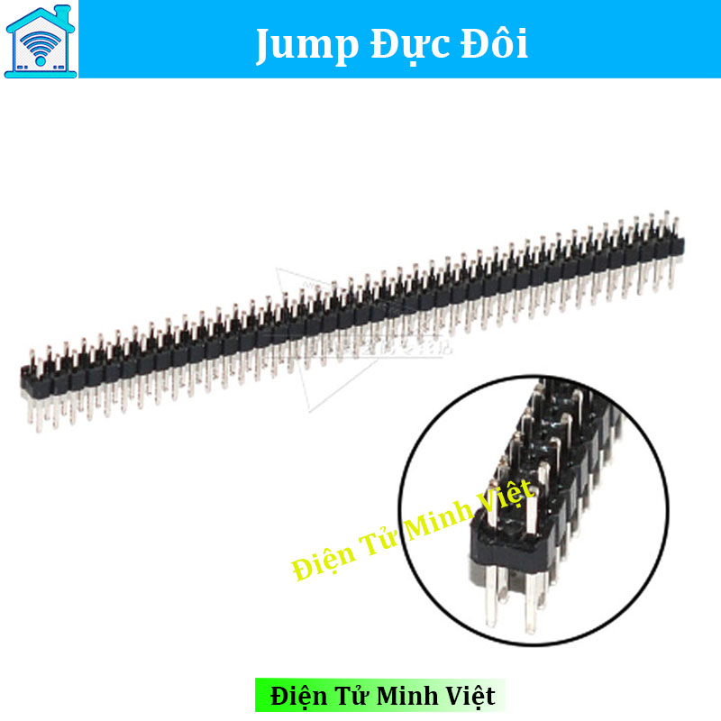 Combo 3 jump đực đôi 2x40 2.54 loại thẳng
