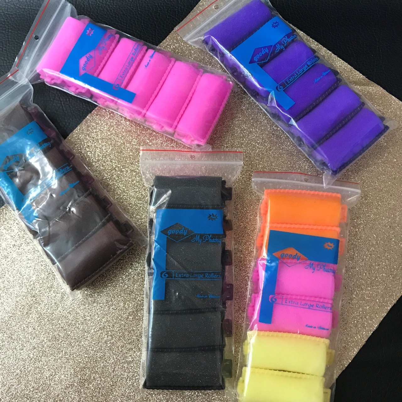 [HCM]Bịch 6 cái lô quấn tóc mút/ lô cuốn tóc mút tiện dụng [6cái/gói]