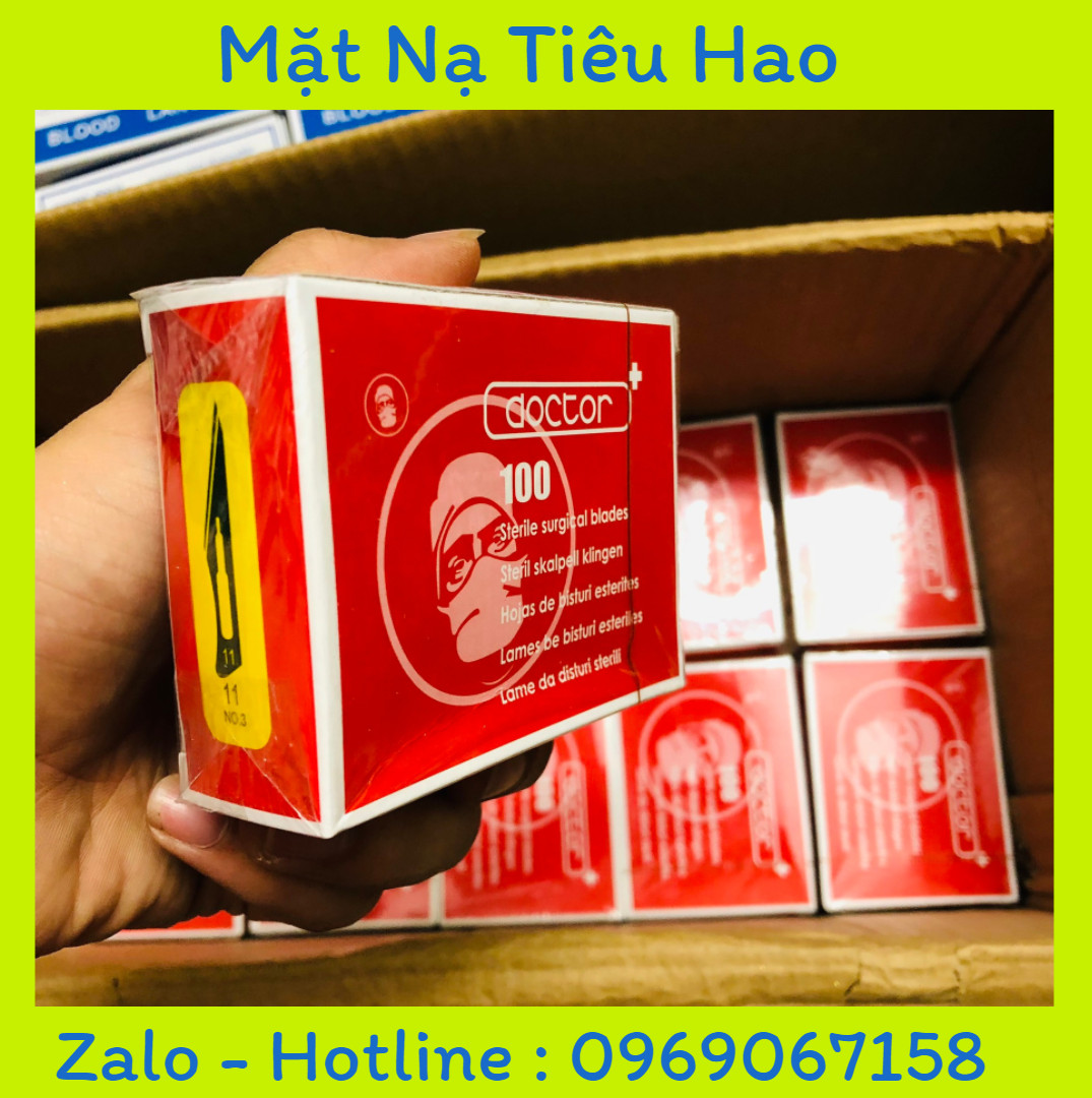 Hộp 100 lưỡi dao mổ doctor số 11