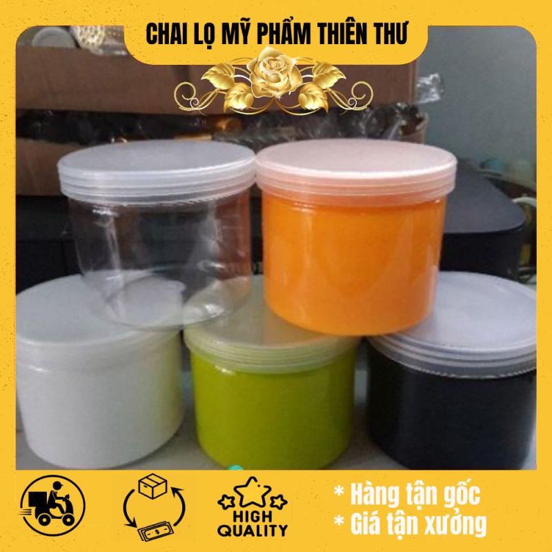 [Combo 10sp] Hủ nhựa đựng kem body 500g chiết mỹ phẩm - hủ hấp dầu