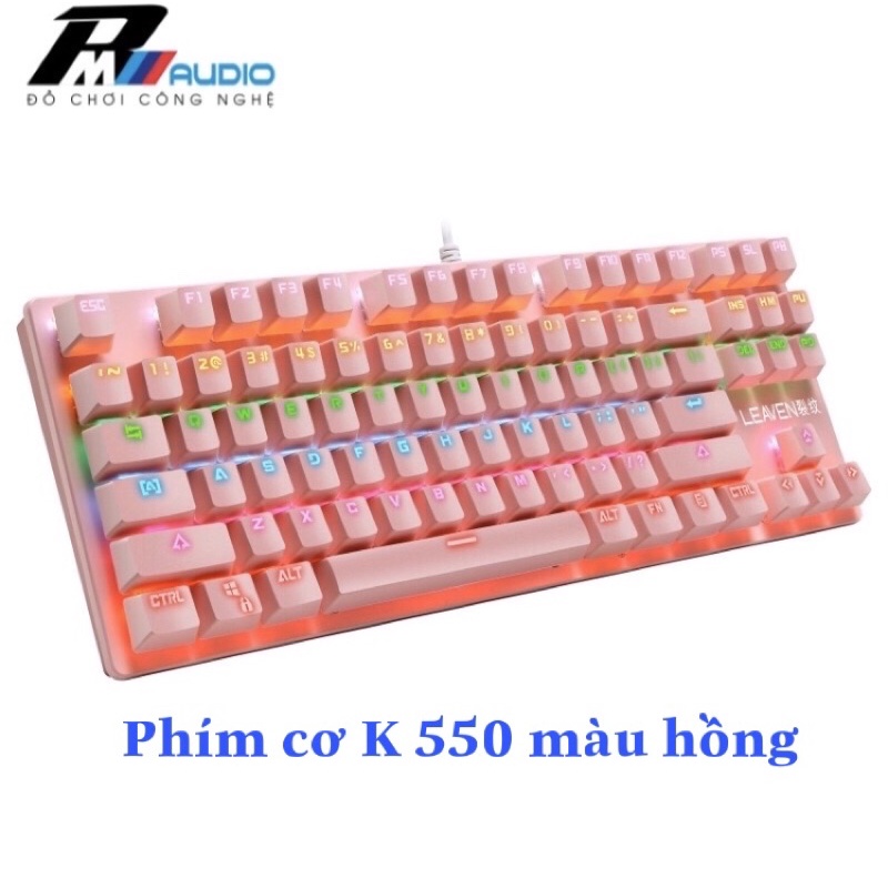 Bàn Phím Cơ Máy Tính Crack K400 và K550 PRO Led RGB 10 Chế Độ Khác Nhau,Chơi Game Dùng Văn Phòng Cực Đã-Bảo Hành 6 Tháng