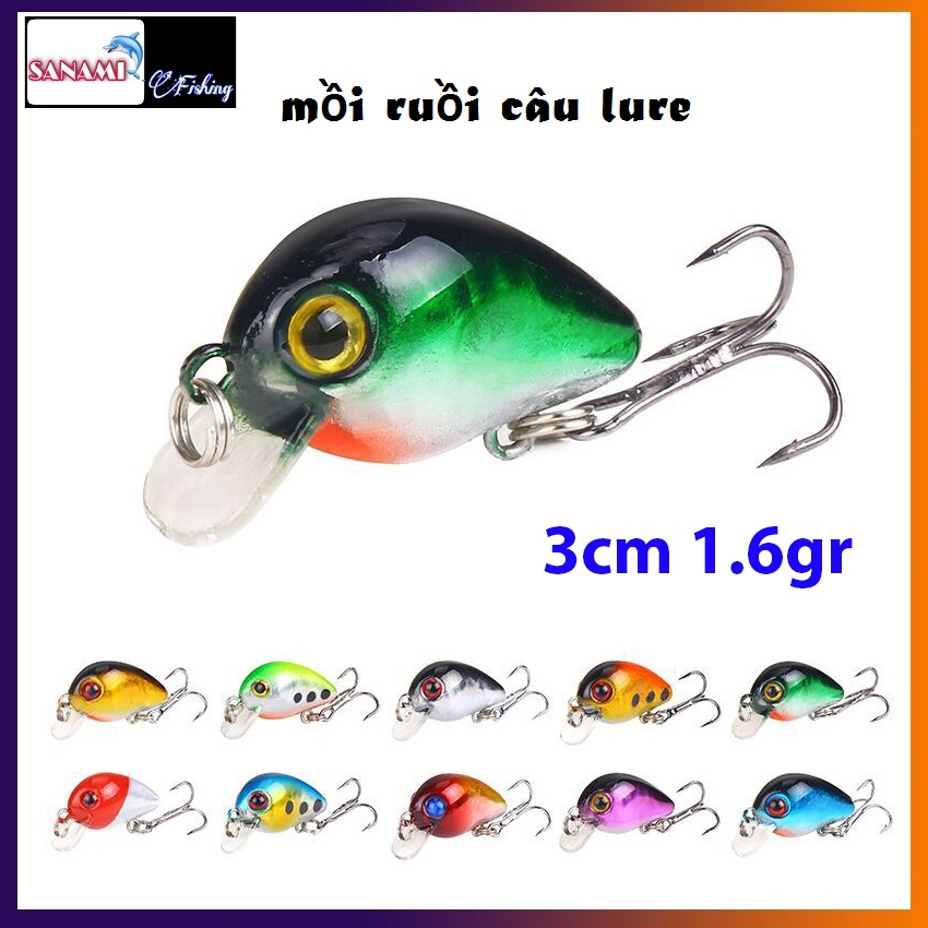 [Xả kho nghỉ tết] MỒI RUỒI chuyên câu các loại cá lóc cá chuối cá sộp cá rô phi cá mương cá tra - SaNaMi FS, mồi câu câu sông mồi câu lure