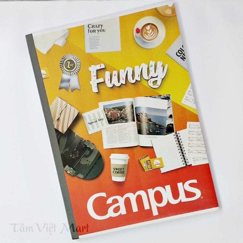 Vở kẻ ngang Campus Gift 200 trang
