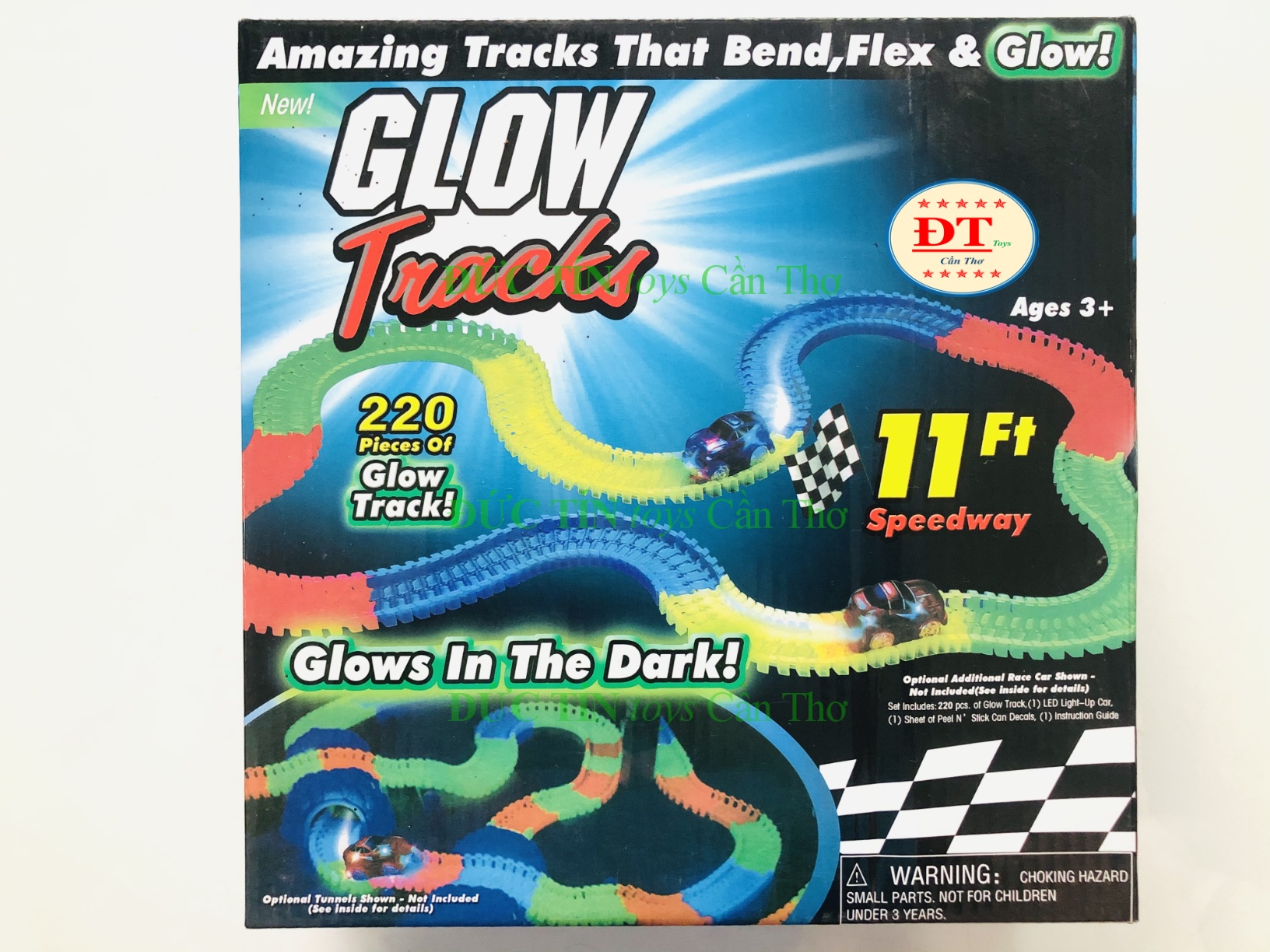 ĐỒ CHƠI LẮP RÁP ĐƯỜNG ĐUA Ô TÔ  MA THUẬT - MAGIC TRACKS 220 CHI TIẾT