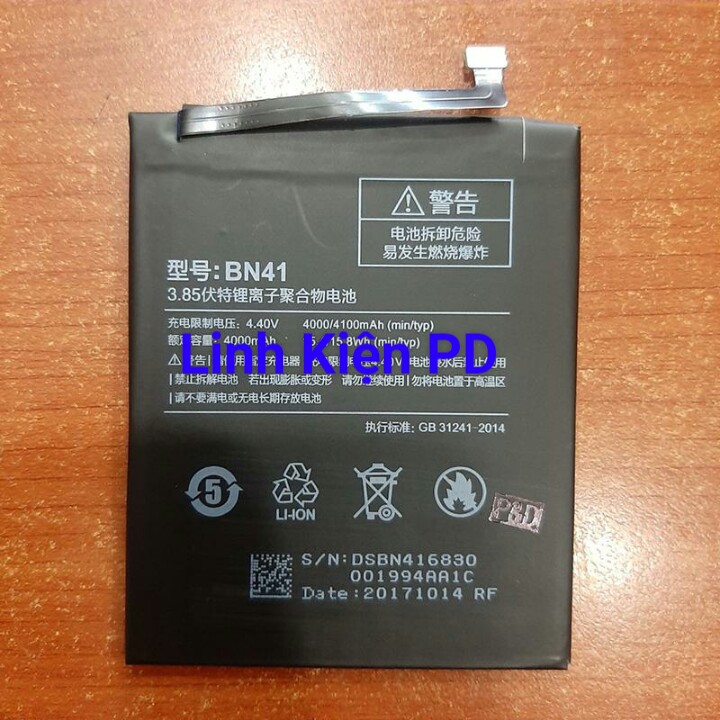 Pin dành cho xiaomi redmi note 4 bn41