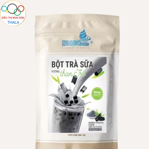 Bột trà sữa hương than tre cao cấp benus