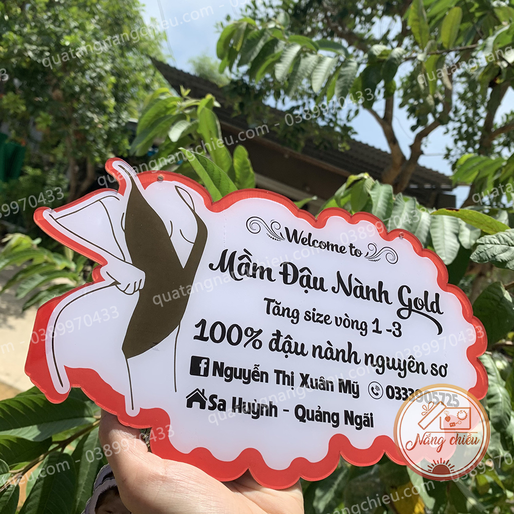 Bảng hiệu cho shop bán mầm đậu nành_ bảng hiệu cho shop kinh doanh mỹ phẩm_ bảng hiệu xinh giá sỉ