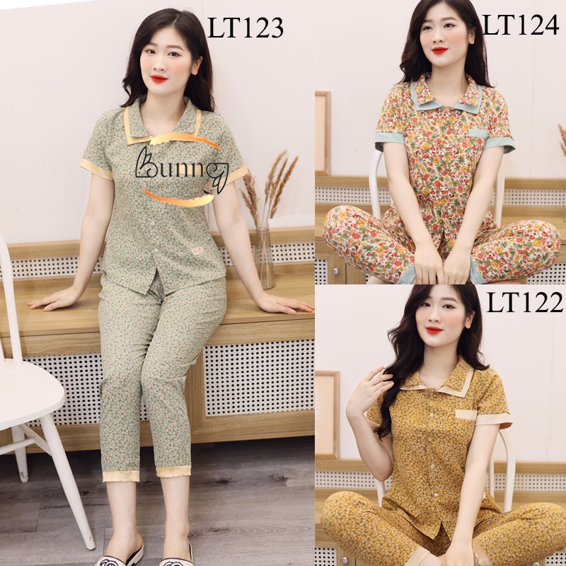Đồ bộ mặc nhà lụa hàn mềm mịn, quần áo nữ mùa hè mát