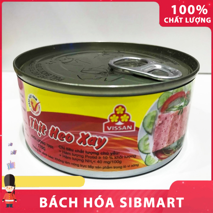 Thịt heo xay vissan 170g - bách hóa sibmart - sa0046