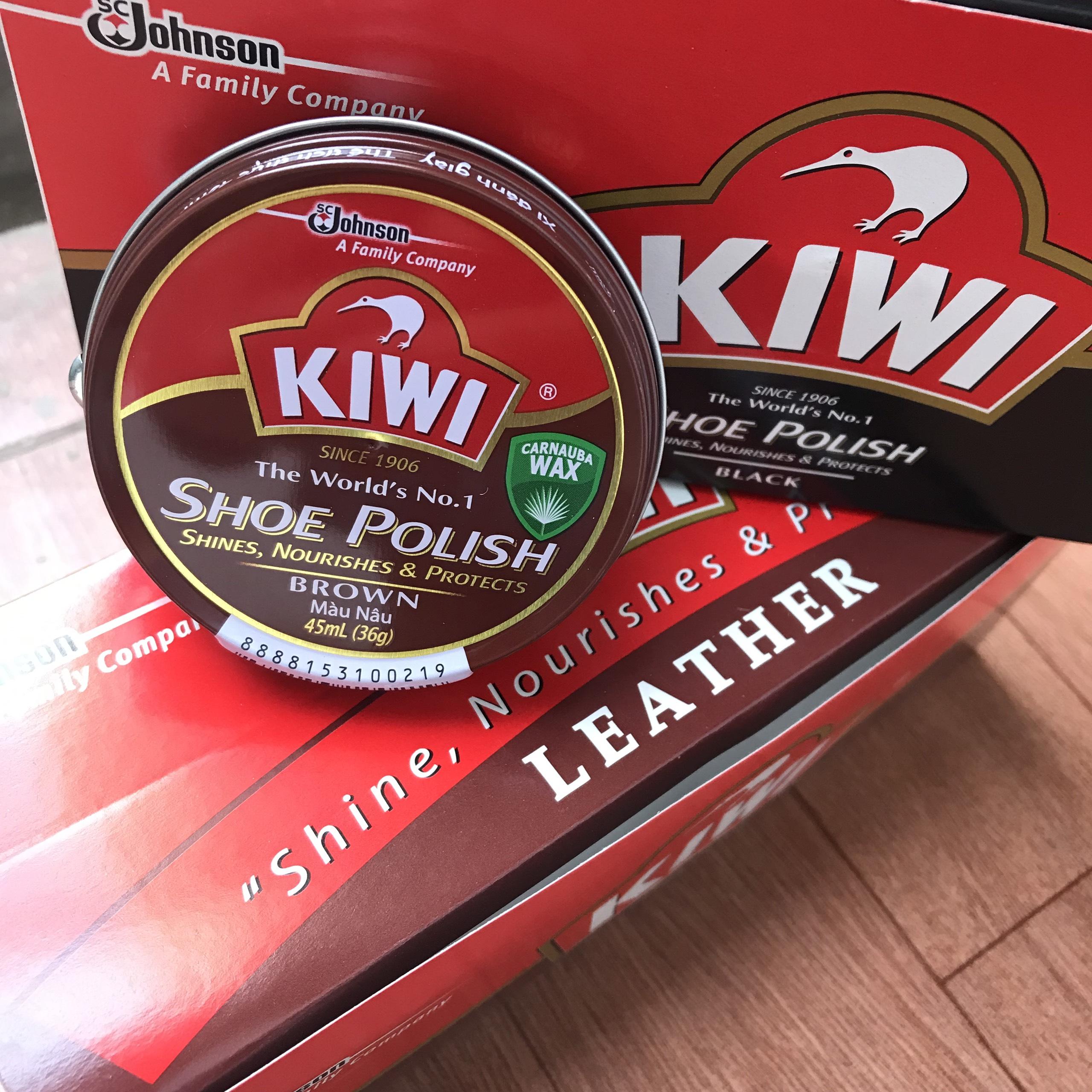 XI ĐÁNH GIÀY KIWI MÀU NÂU HÀNG THÁI_DẠNG SÁP 45ML