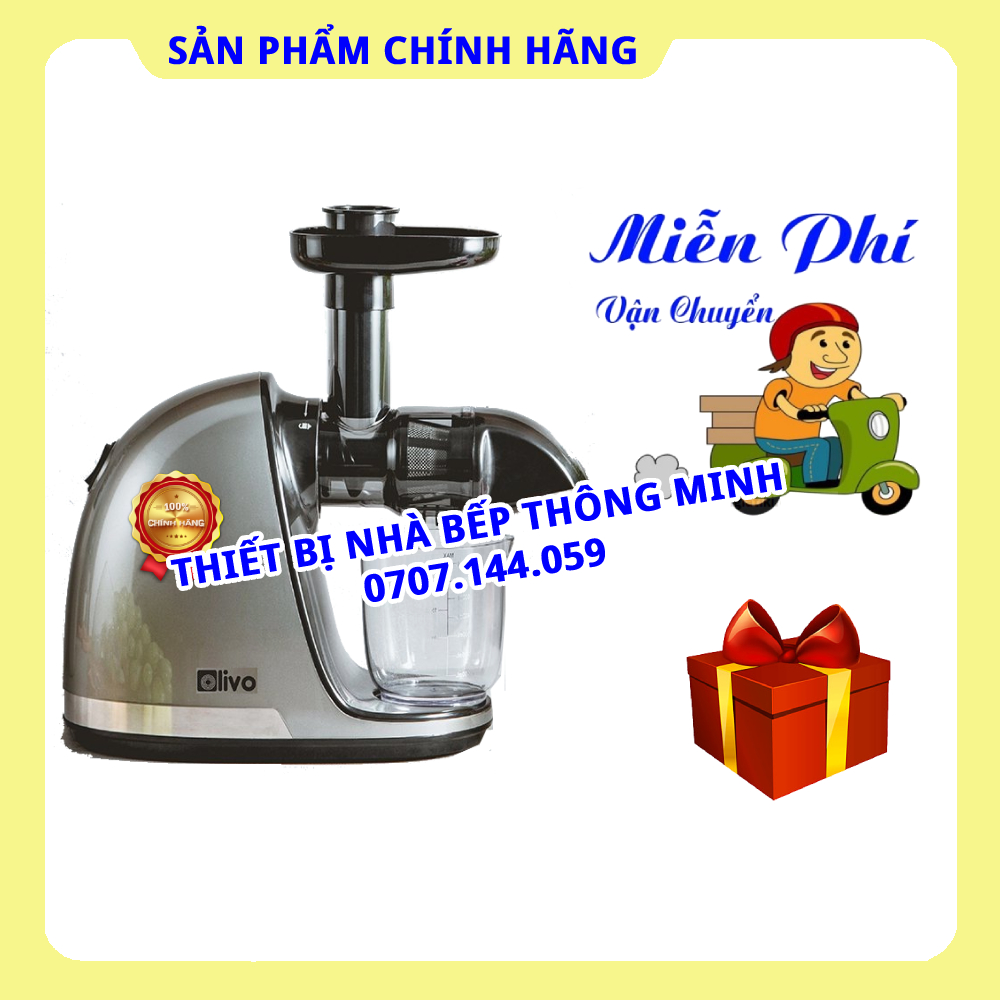 Máy Ép Trục Ngang Olivo SJ22, Máy Ép Trái Cây, Dễ Dàng Tháo Lắp, Vệ Sinh - Hàng Chính Hãng