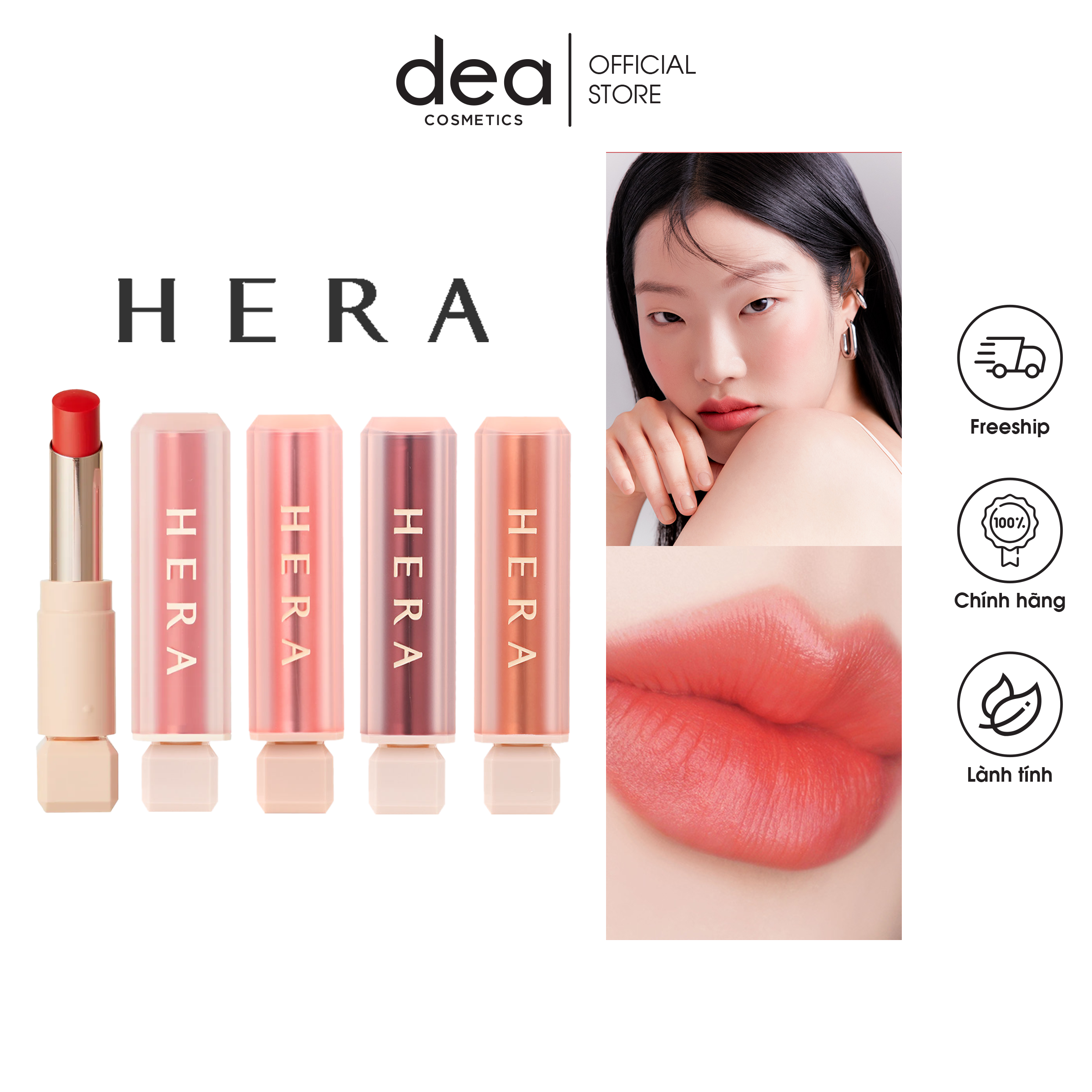 Son lì thỏi HERA Sensual Spicy Nude Volume Matte