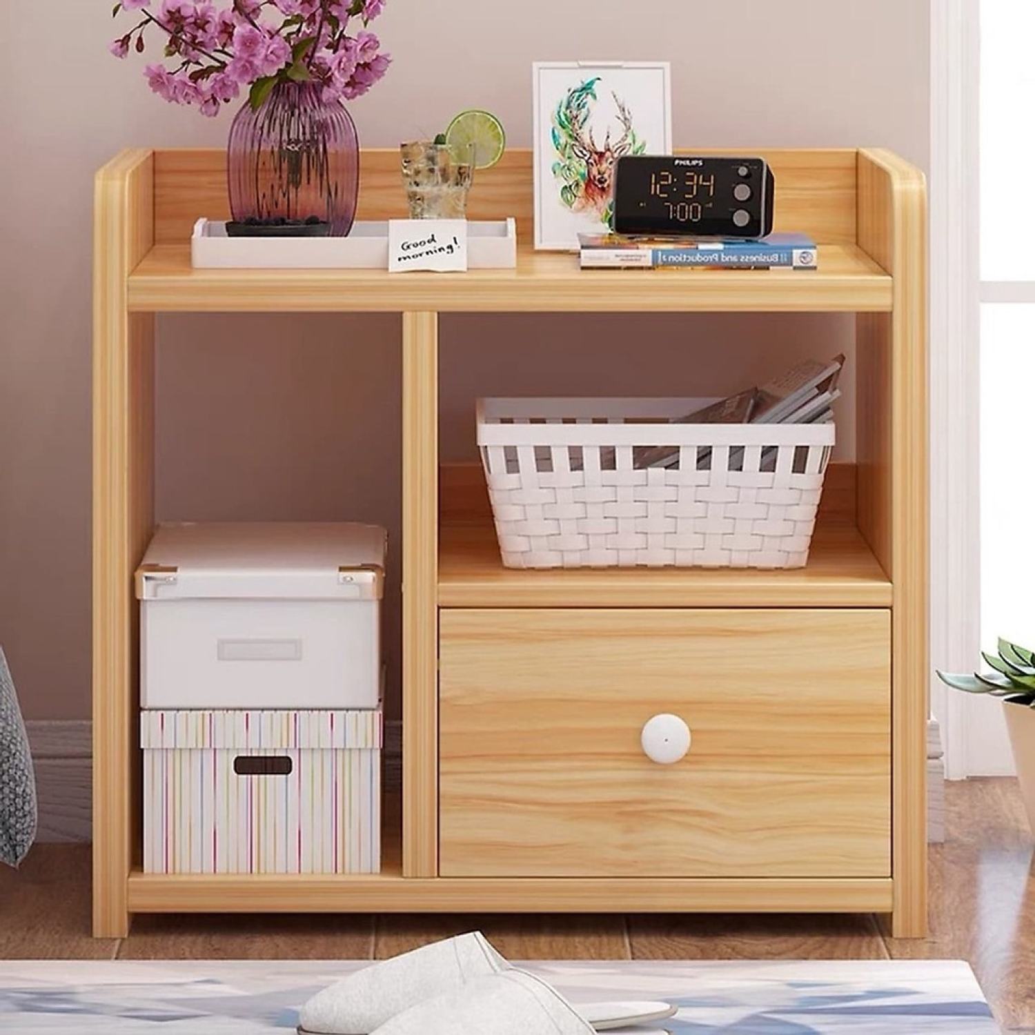 Táp đầu giường 3 ngăn , gỗ mdf nhập khẩu siêu bền giá rẻ