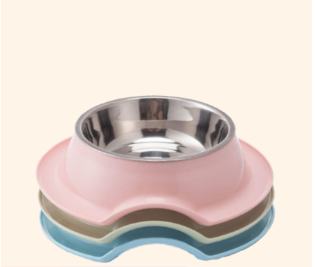 Chén inox nhựa chống kiến đựng thức ăn cho chó mèo và thú cưng