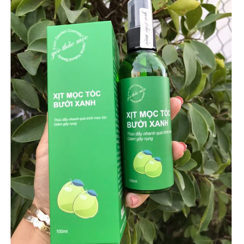 Combo 2 xịt dưỡng tóc tinh chất bưởi xanh, xịt mọc tóc, giảm gãy rụng, hiệu quả sau 2 tuần sử dụng