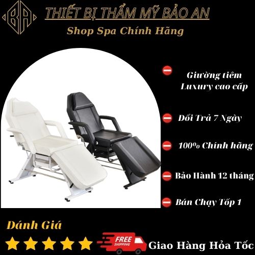 Giường Tiêm Filler, Giường Luxury, Nhập Khẩu Phẫu Thuật, Phun Xăm Dùng Trong Spa Thẩm Mỹ Viện. vv
