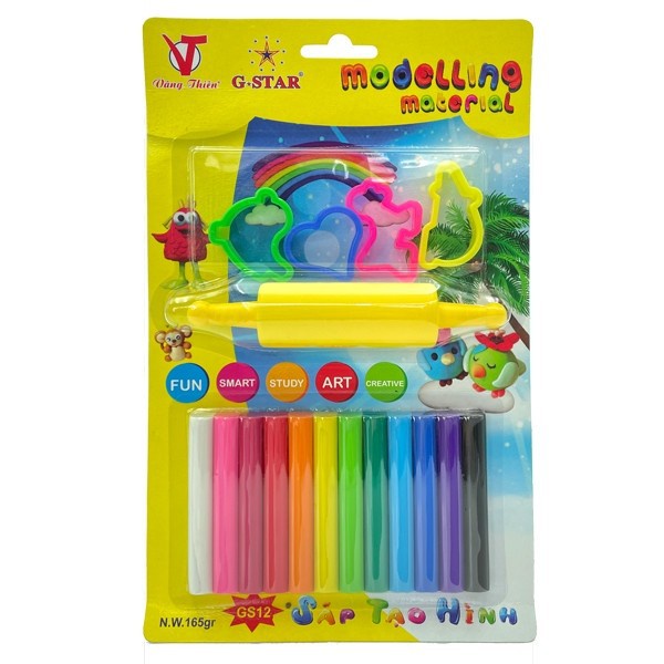 [HCM]Đất Nặn 8 / 12 Màu An Toàn Cho Bé - NK