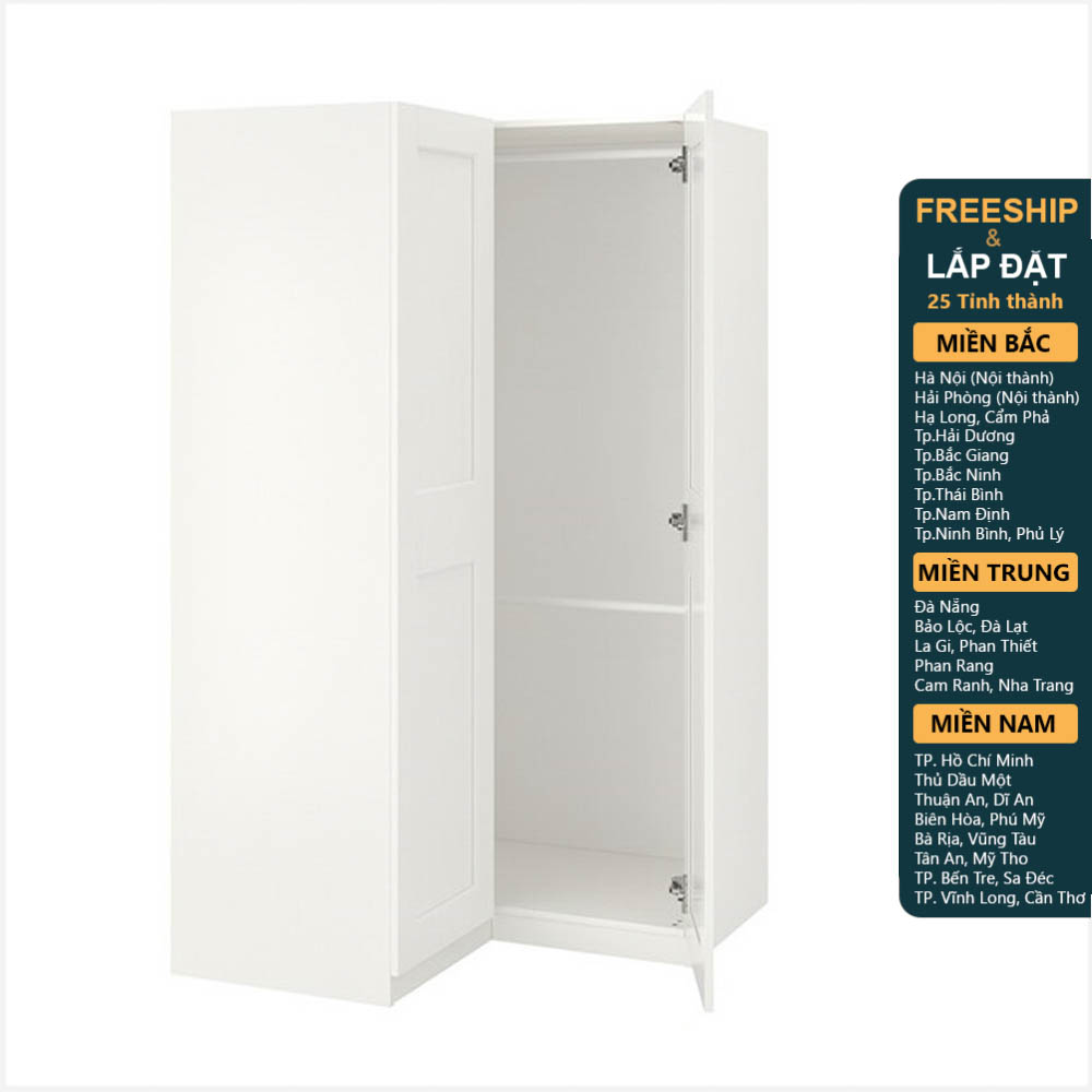 Zoom, tủ quần áo tiết kiệm không gian war_030, 111x111x201cm, sản xuất bởi scandi home