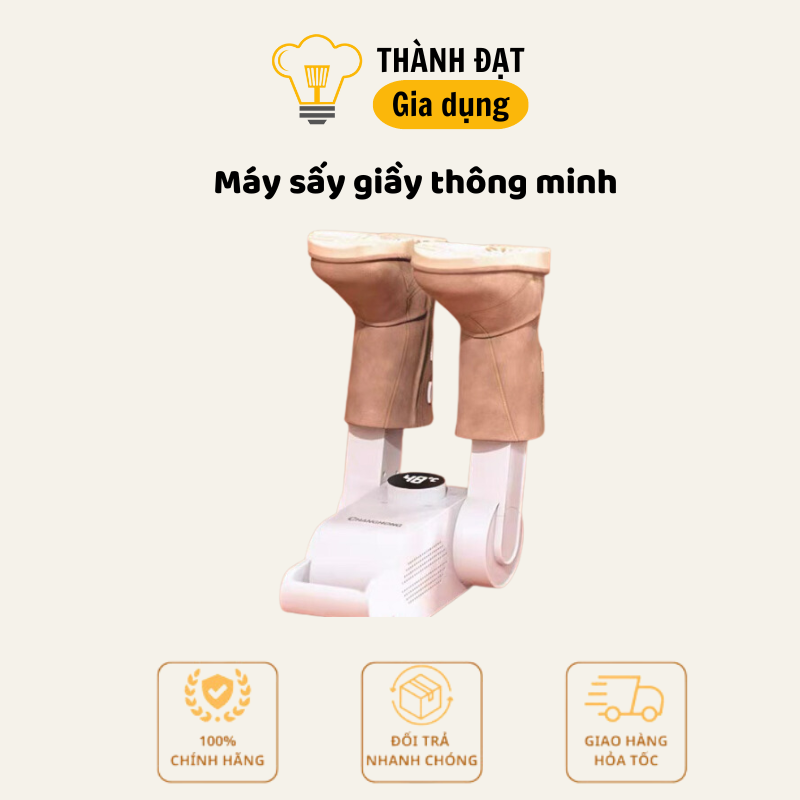 Máy sấy giầy thông minh sấy nhanh 3 chiều, máy làm khô giày khử mùi giầy hiệu quả, có thể nới dài và có tia UV khử khuẩn