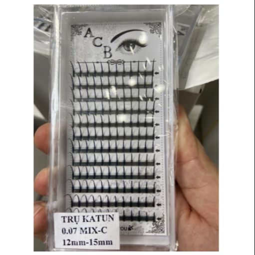 Mi trụ katun 0.07 mix 12-15 cong c ,cc, d_dụng cụ nối mi_thúy hà
