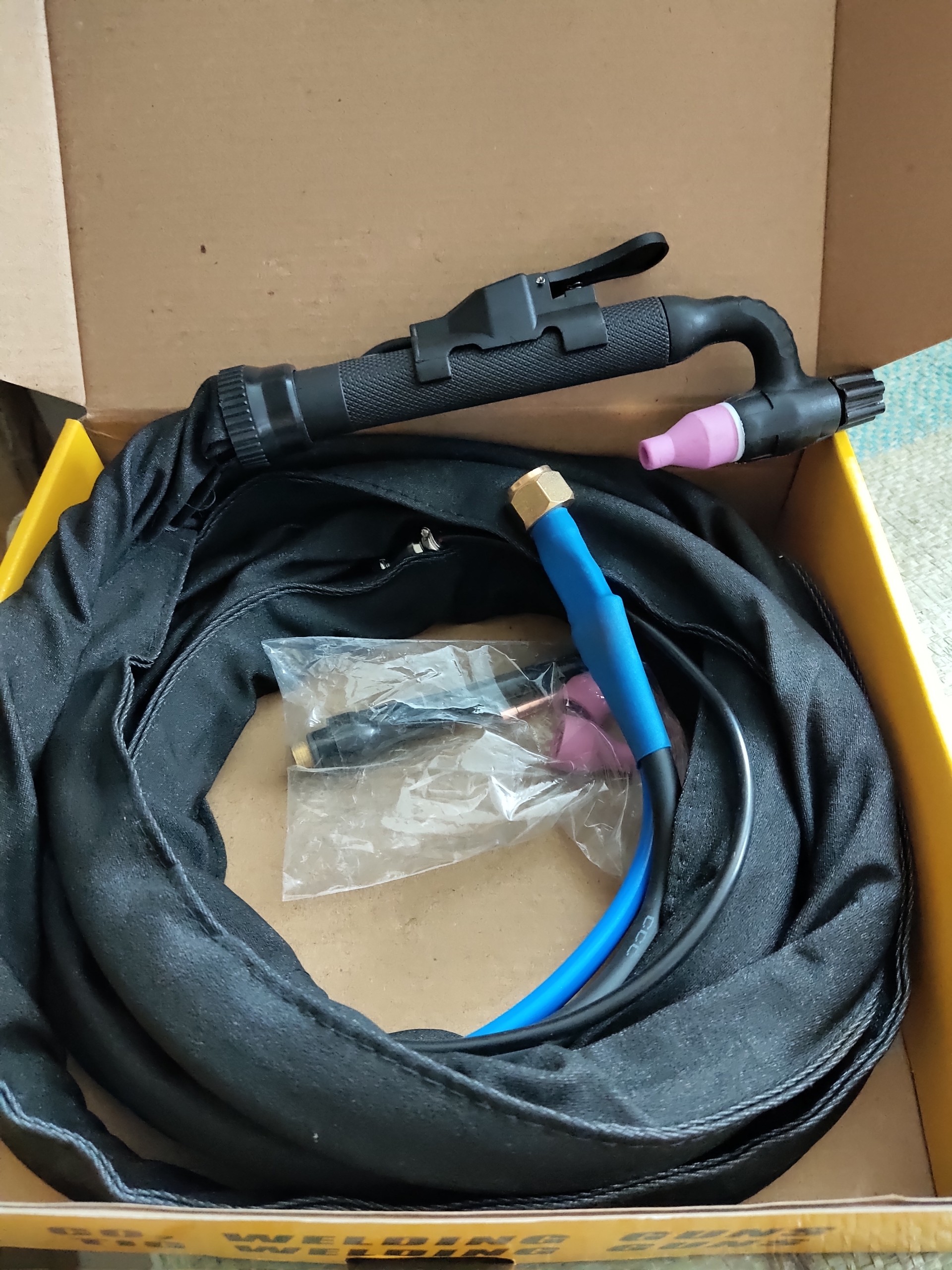 Mỏ hàn TIG QQ150 dây chống cháy dài 4m và 8m, cán dẻo điện khí riêng (loại tốt)