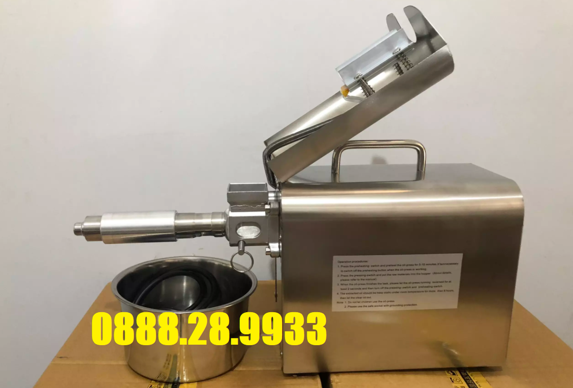 Máy ép dầu lạc, dầu đậu phộng gia đình GD09