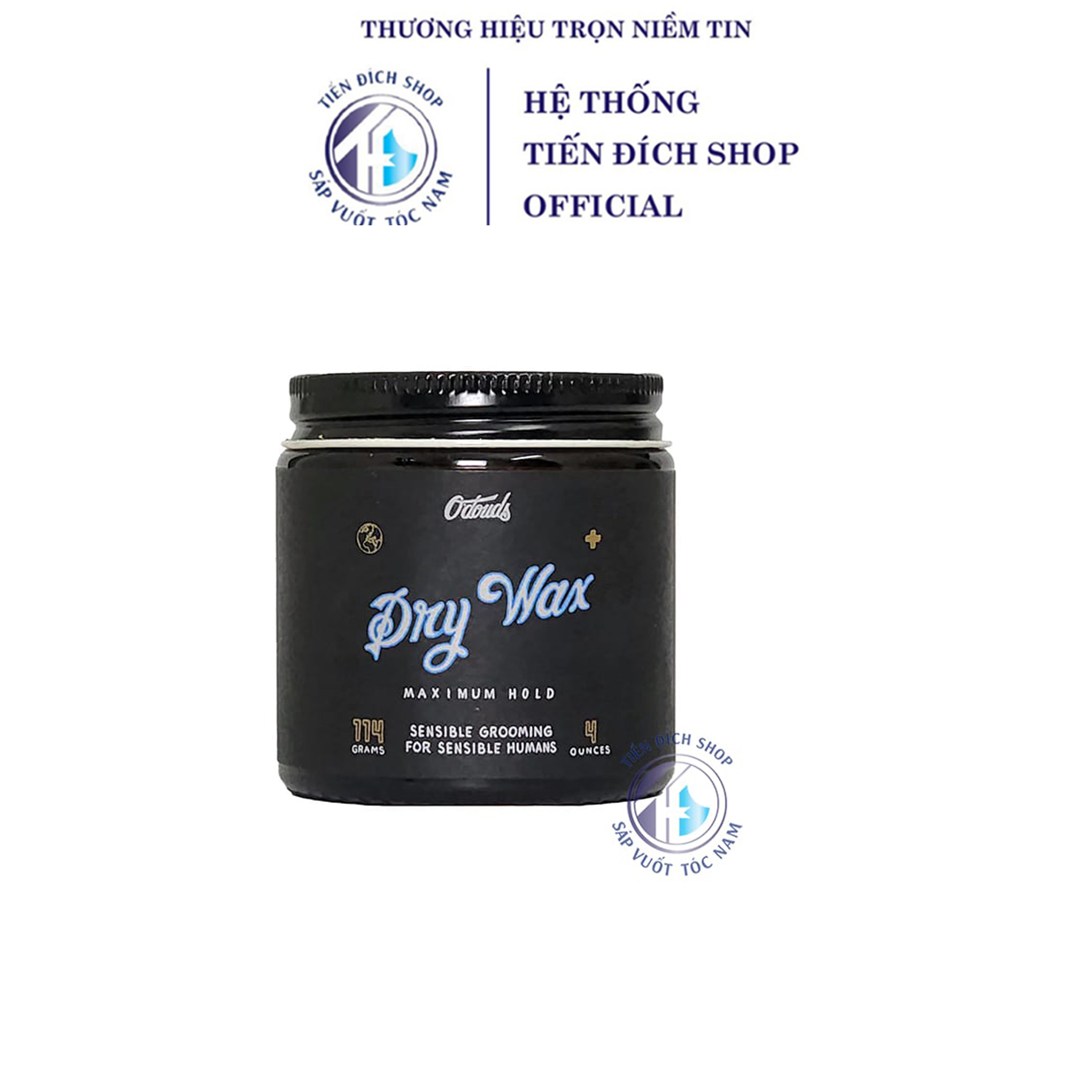 Sáp vuốt tóc O douds [ O'douds, Odouds ] Dry Wax 4.oz cao cấp USA  - Tiến Đích Shop By Vilain