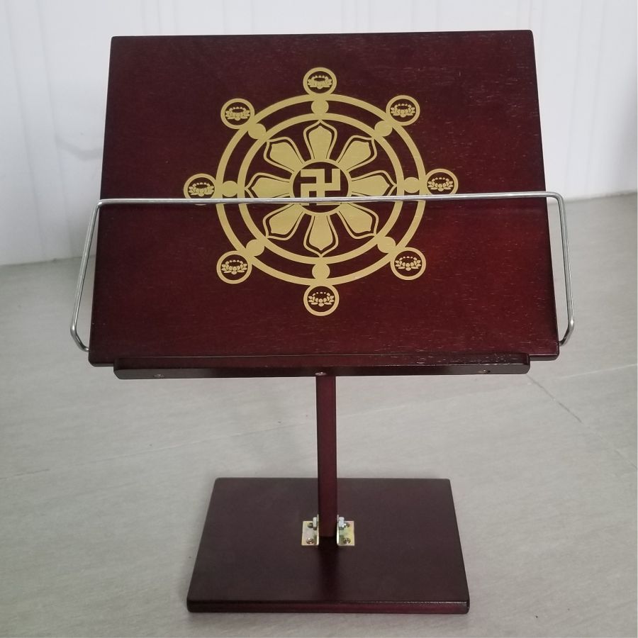 Kệ tụng kinh - Bàn đọc kinh sách bằng gỗ có thể xếp gọn