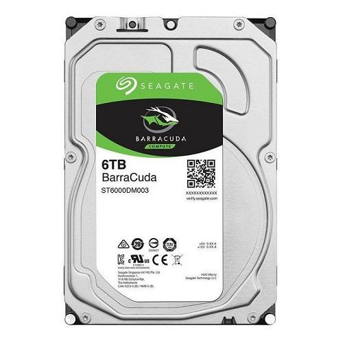 Ổ cứng hdd seagate barracuda 6tb 3.5" sata 3 7200prm hàng chính hãng bảo hành toàn quốc