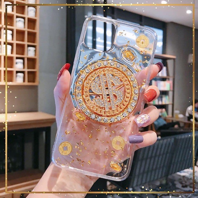 ♥️ ốp đồng tiền xoay ip6/6p/7/7p/x/xsmax ♥️