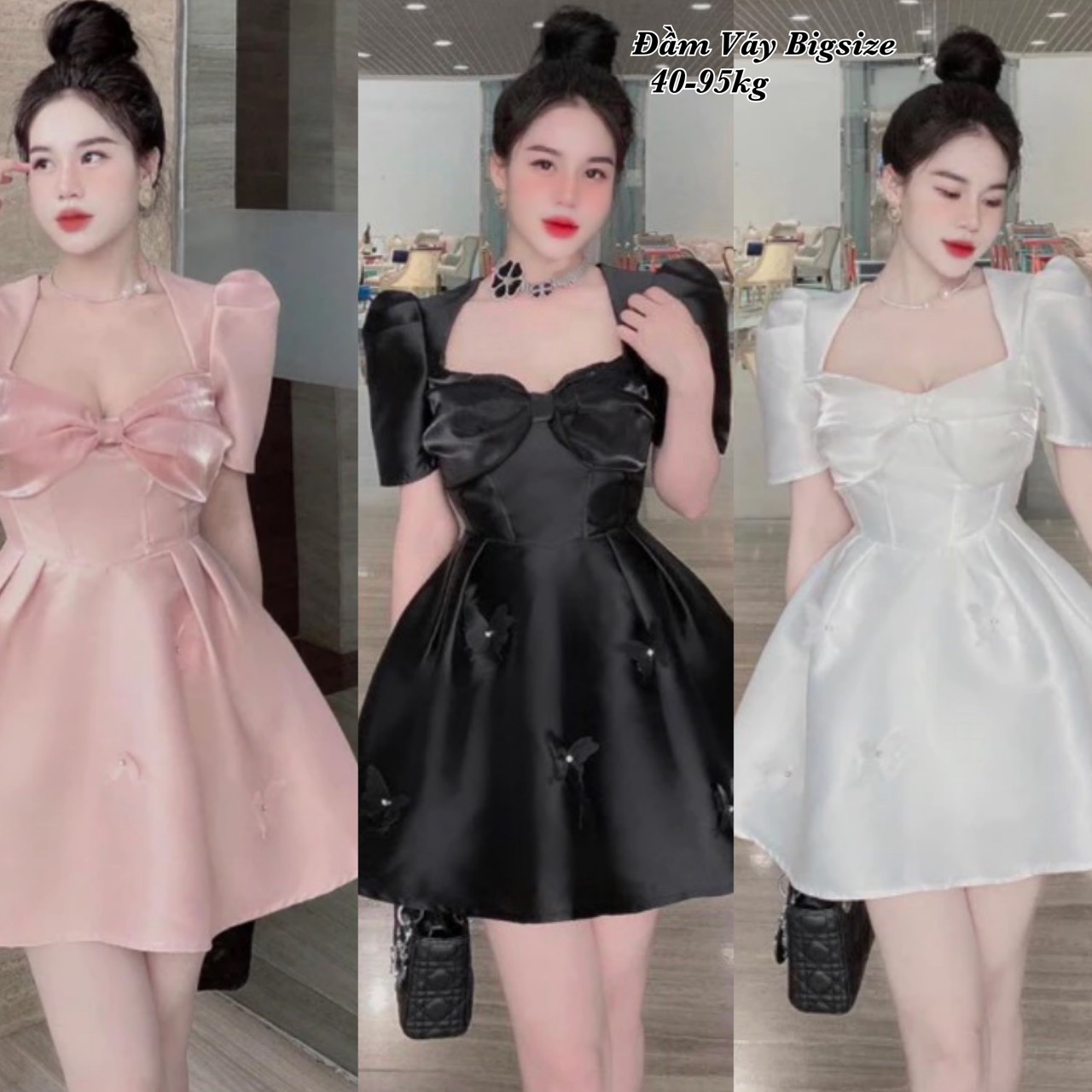 Thời trang đầm váy nữ dự tiệc bigsize 50 -95kg
