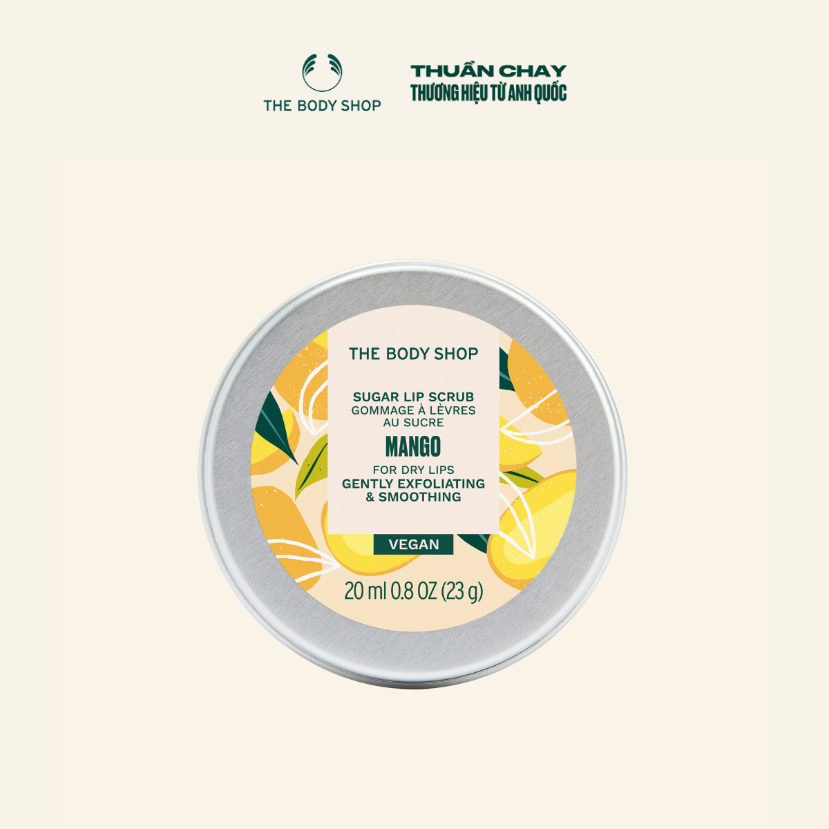 [HSD 4/2026] Tẩy Tế Bào Chết Môi Mango Lip Scrub 20ml The Body Shop
