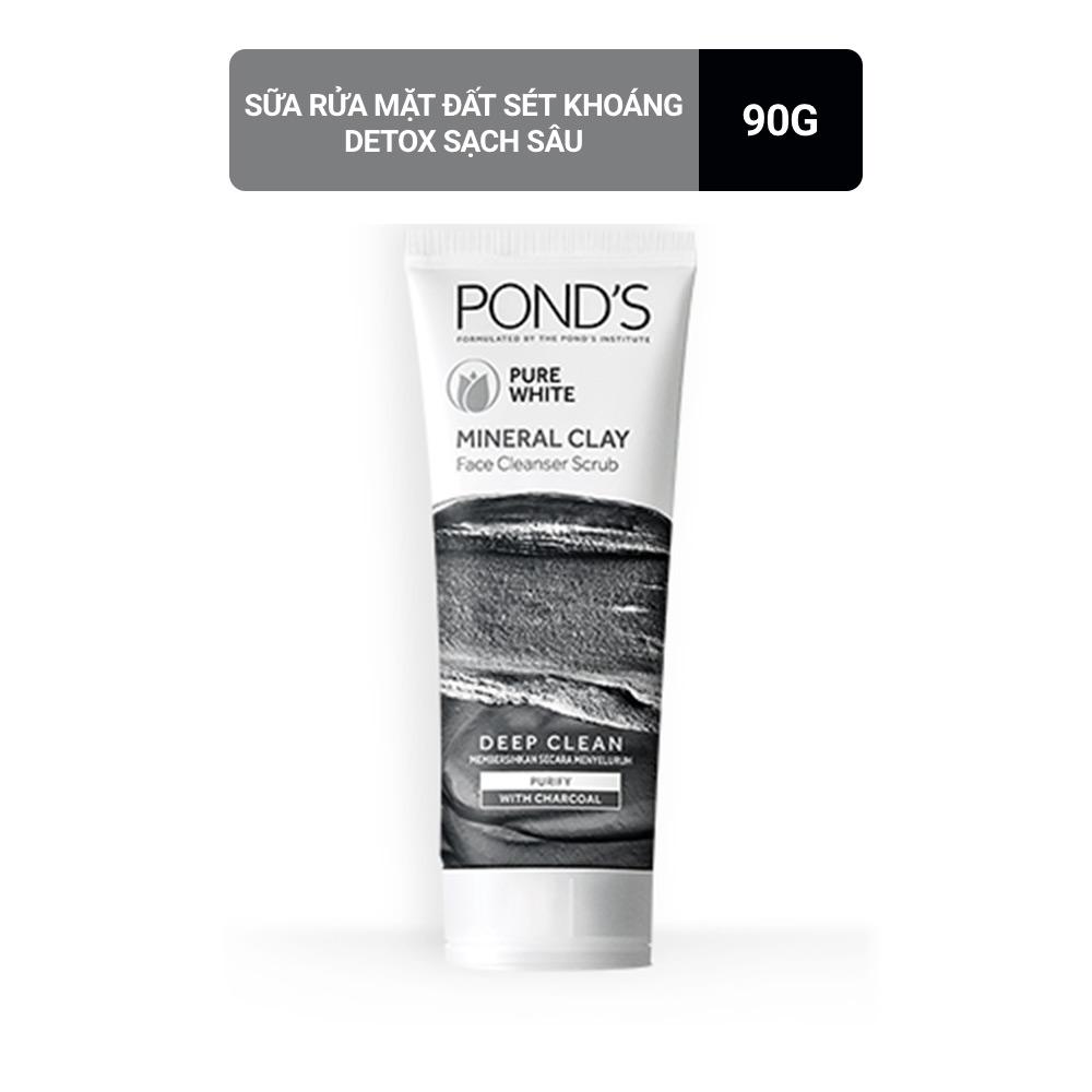 Sữa rửa mặt đất sét khoáng sạch sâu Ponds 90g