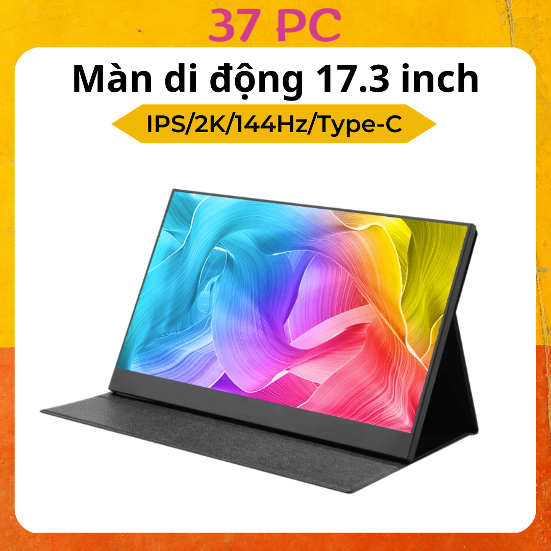 Màn hình di động 17.3 inch IPS 2K 144Hz xuất hình C to C có kèm bao da