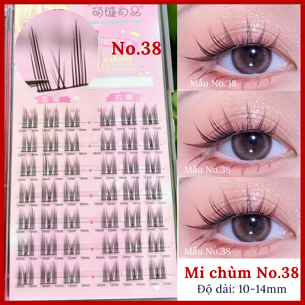 Mi giả chùm tự nối hot trend e09