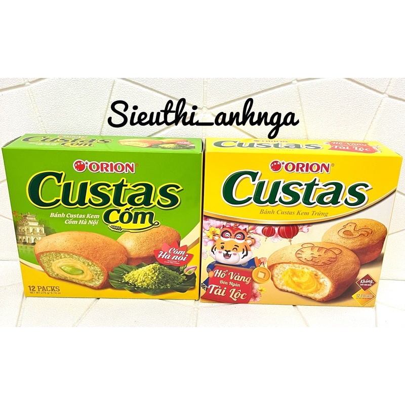 Bánh trứng custas hộp 282g