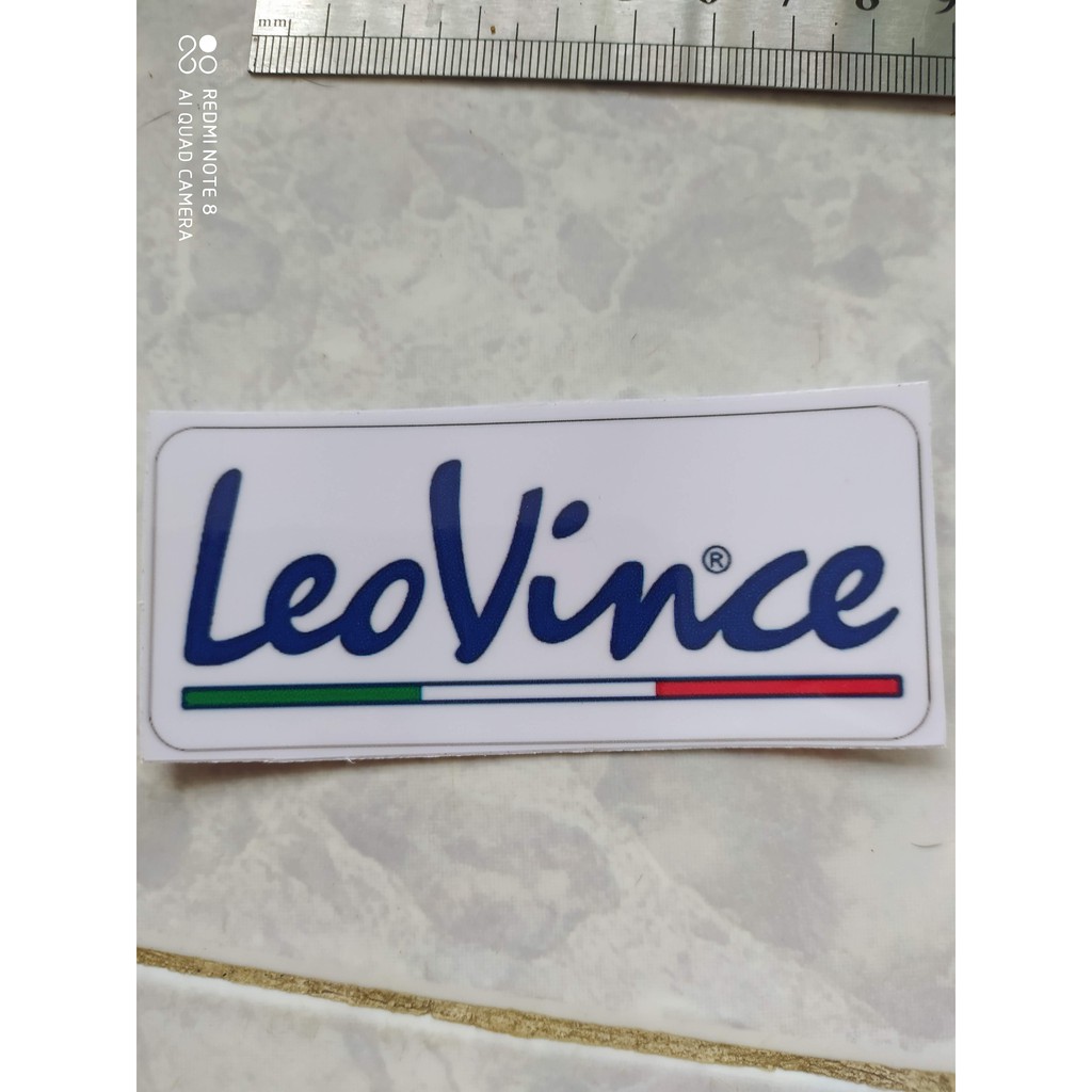 Combo 2 tem sticker dán xe leovince giá rẻ