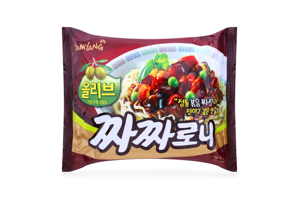 1 gói mì tương đen samyang dầu olive hàn quốc