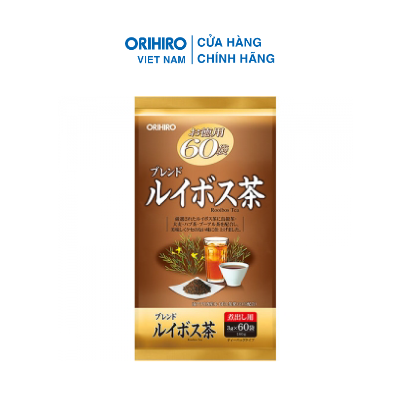 Hồng Trà Nam Phi Orihiro 60 Gói Giúp Cải Thiện Trí Nhớ Hiệu Quả, Nâng Cao Tinh Thần, Ngăn Ngừa Các Bệnh Tim Mạch