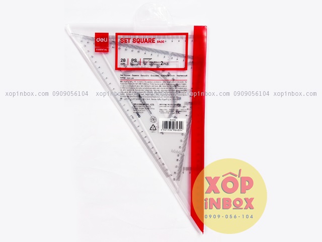 Thước Eke vẽ kỹ thuật Set Square 28cm 2pcs