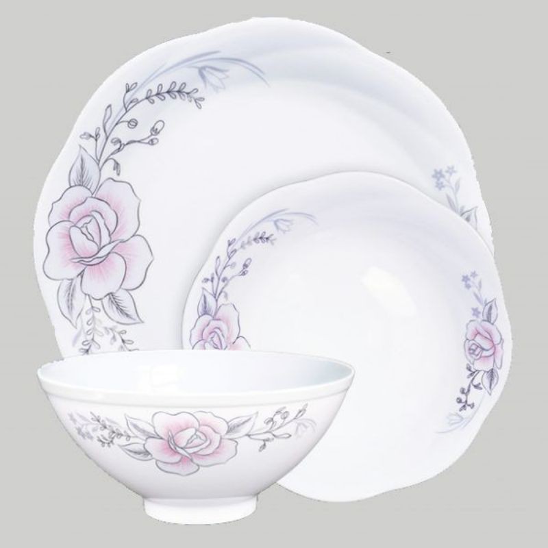 Bộ tô chén dĩa 11 món gốm sứ cao cấp ck