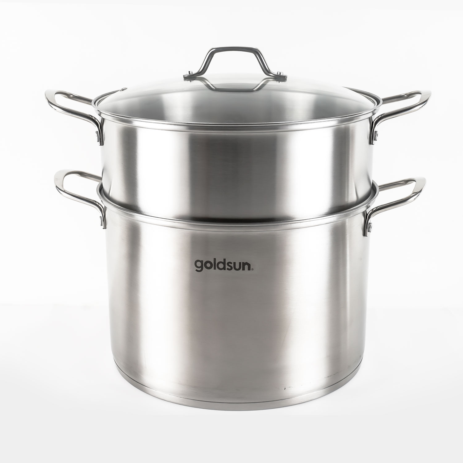 Bộ nồi inox 304 xửng hấp goldsun gh26-2303sg - hàng chính hãng