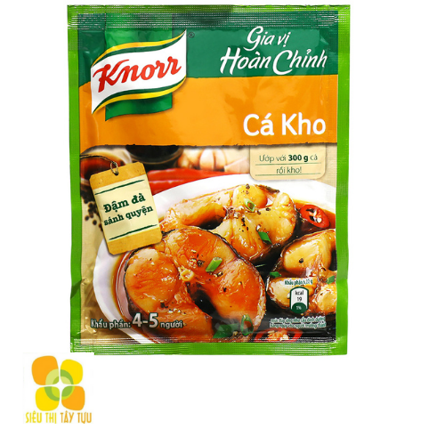 Gia vị hoàn chỉnh cá kho Knorr gói 28g Siêu Thị Tây Tựu