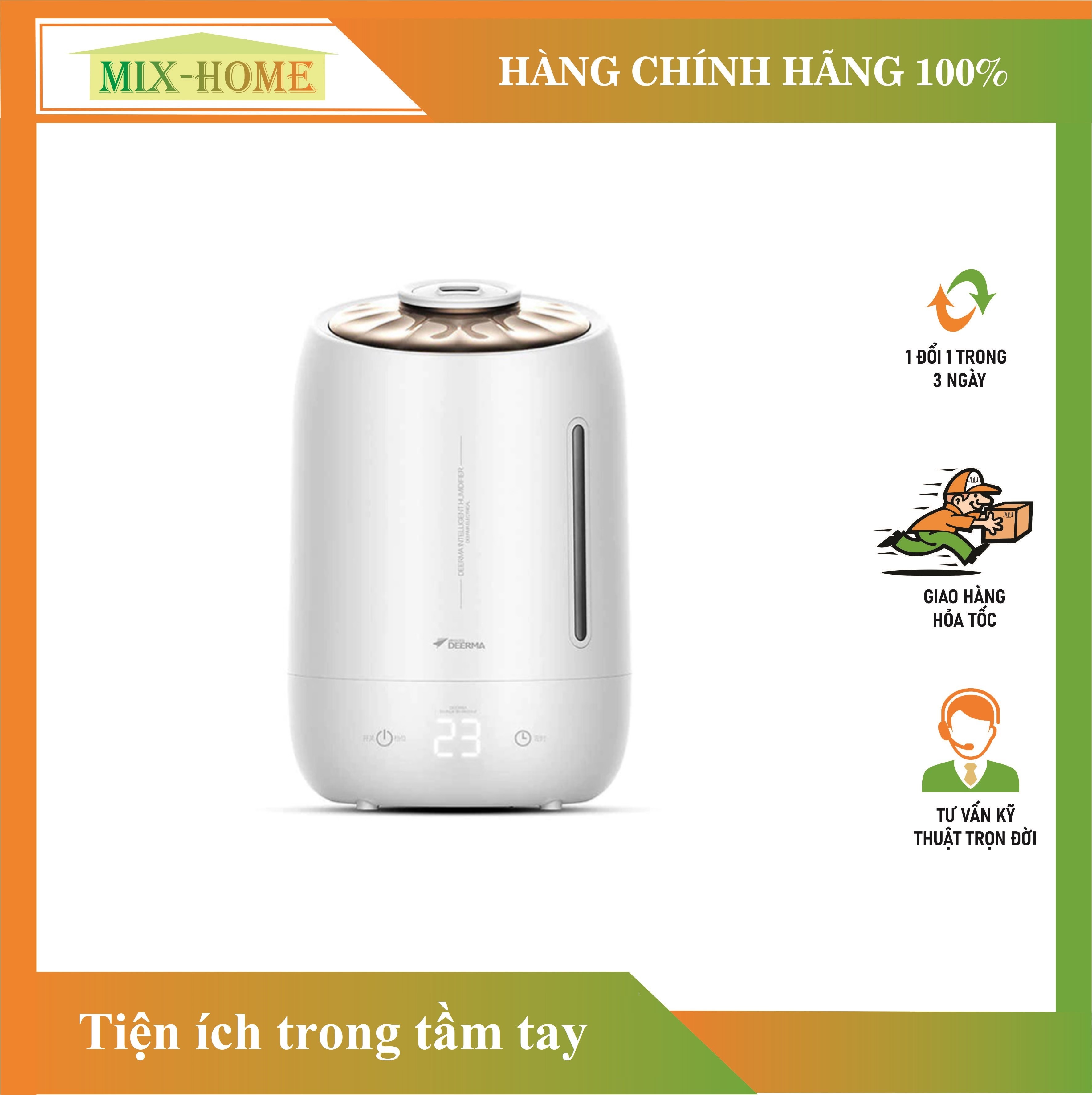Máy tạo độ ẩm Deerma F600 có hộc chứa tinh dầu