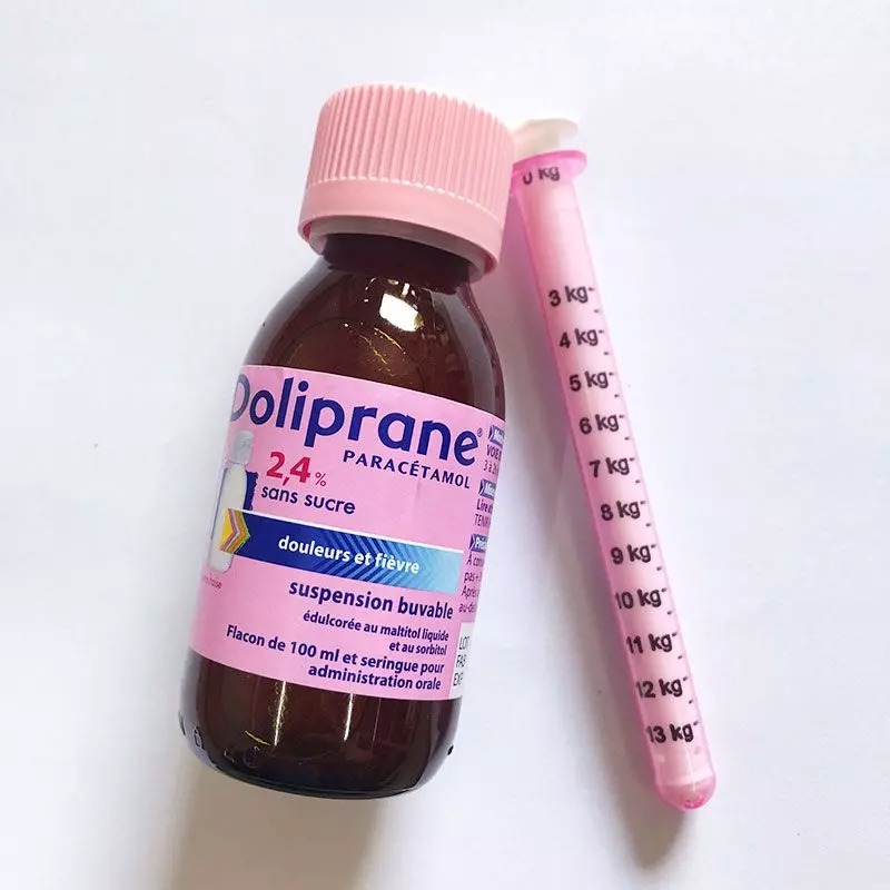 Siro hạ sốt 100ml cho bé chính hãng của pháp