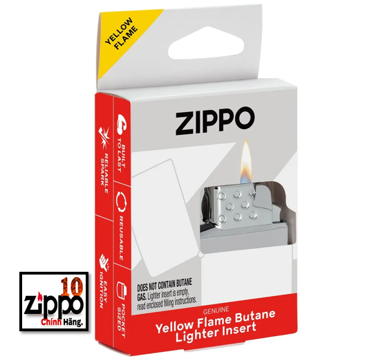 Ruột Gas Zippo Yellow Flame sử dụng gas Butane - Hàng chính hãng