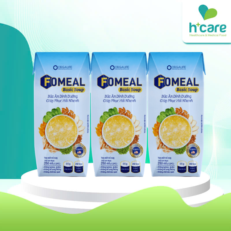 TPBS Orgalife Fomeal Basic Soup 250ml - bữa ăn dinh dưỡng giúp phục hồi nhanh chóng