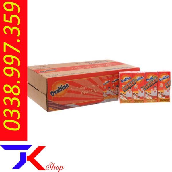 Thùng 48 hộp sữa lúa mạch Ovaltine 180ml